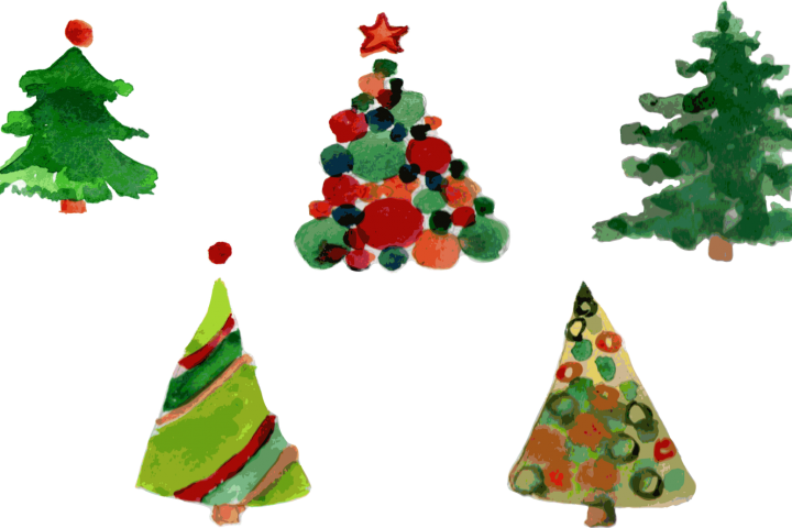 Christmas Tree By Zerrineart - Christmas Day (720x480), Png Download