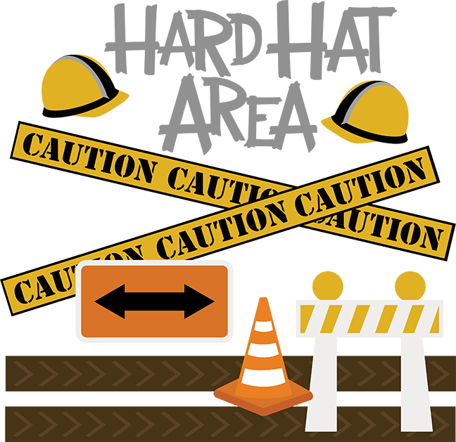 Hard Hat Area Svg Construction Svg File Free Svg Files - Hard Hat Area Clipart (648x629), Png Download