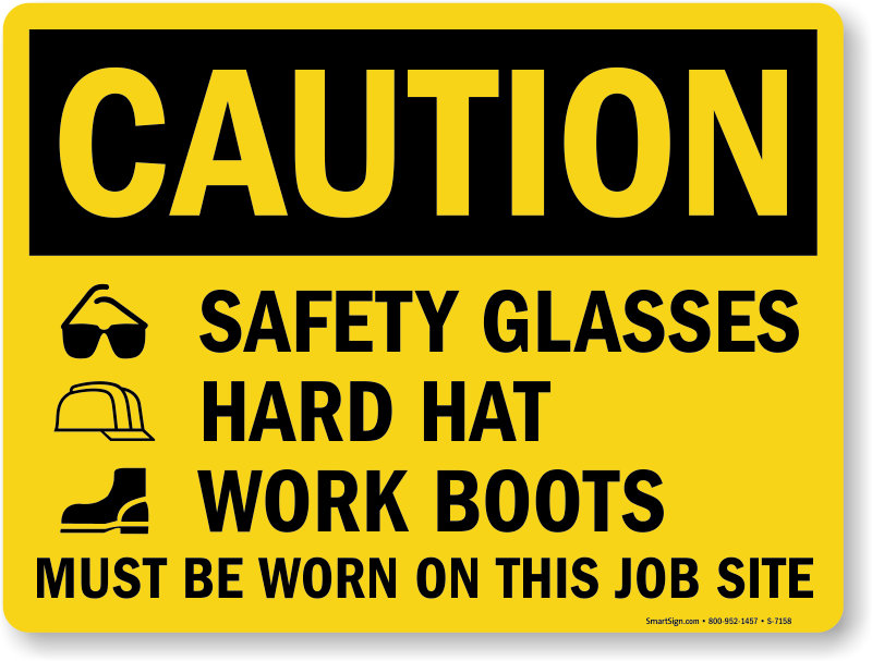 Osha Caution Sign - Door Opens Outwards Sign (800x607), Png Download