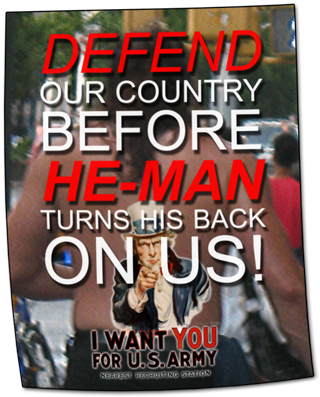 I've Got News For You, Bloomberg, If He-man Wanted - Want You (326x422), Png Download