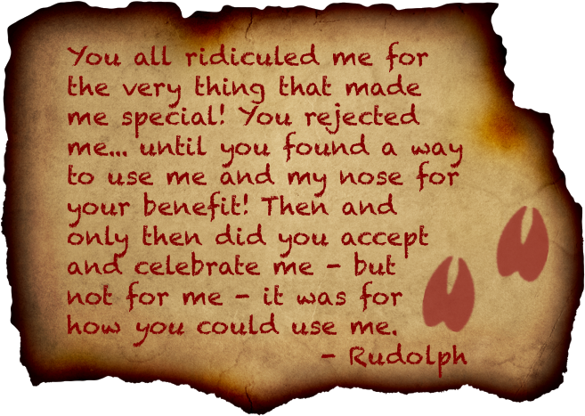 You All Ridiculed Me For The Very Thing That Made Me - Had Happened Santa... King Duvet (665x486), Png Download