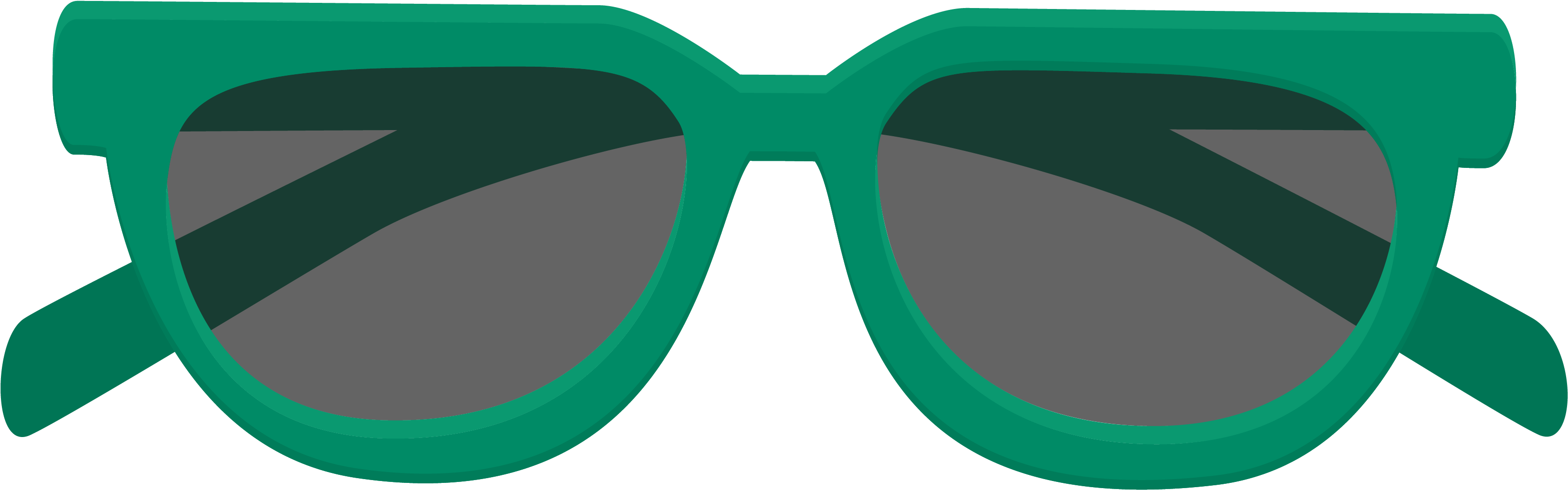 Summer Icon - Sunglasses (4526x3128), Png Download