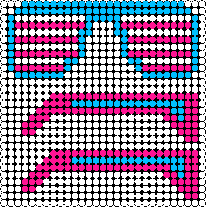 Shutter Shades Perler Bead Pattern / Bead Sprite - Perler Bead Glasses Pattern (770x767), Png Download