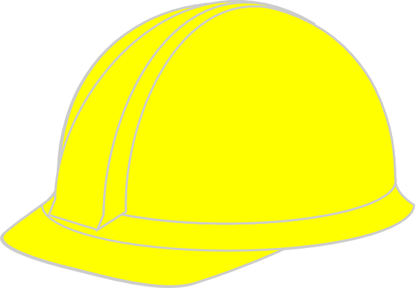 Yellow Hard Hat Clip Art At Clker Com Vector Clip Art - Hardhats Clipart (600x417), Png Download