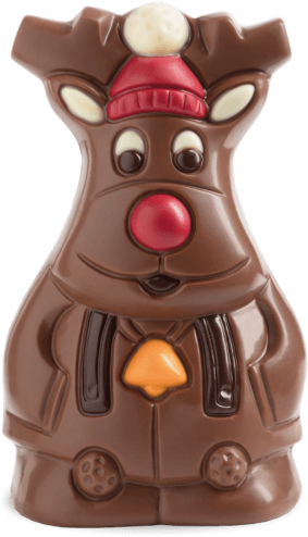 Rudolf - " - Chocolate (379x758), Png Download