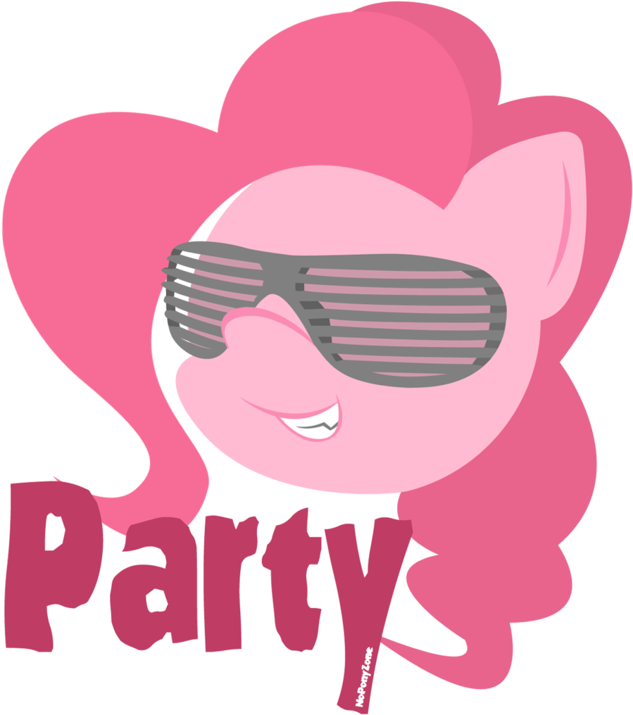 Noponyzone, Party, Pinkie Pie, Safe, Shutter Shades, - My Little Pony: Friendship Is Magic (945x1024), Png Download
