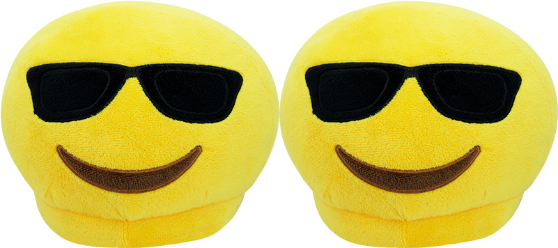 Emoji Slippers Sunglasses V=1458682252 - Wallpaper (1029x633), Png Download