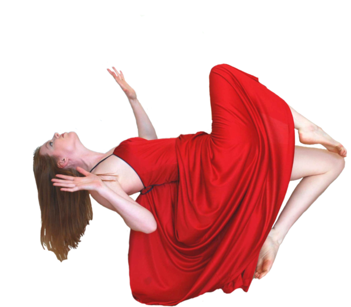 Girl Falling Png - Flying Woman Png (894x894), Png Download