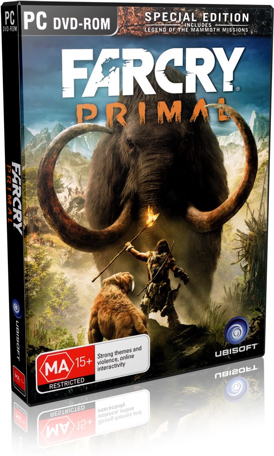 Far Cry Primal, Fps - Far Cry Primal Digital Apex Edition [pc Download] (558x942), Png Download