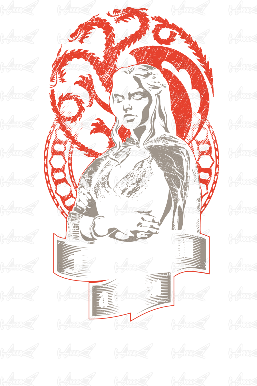 #daenerys #targaryen - House Targaryen (900x1350), Png Download