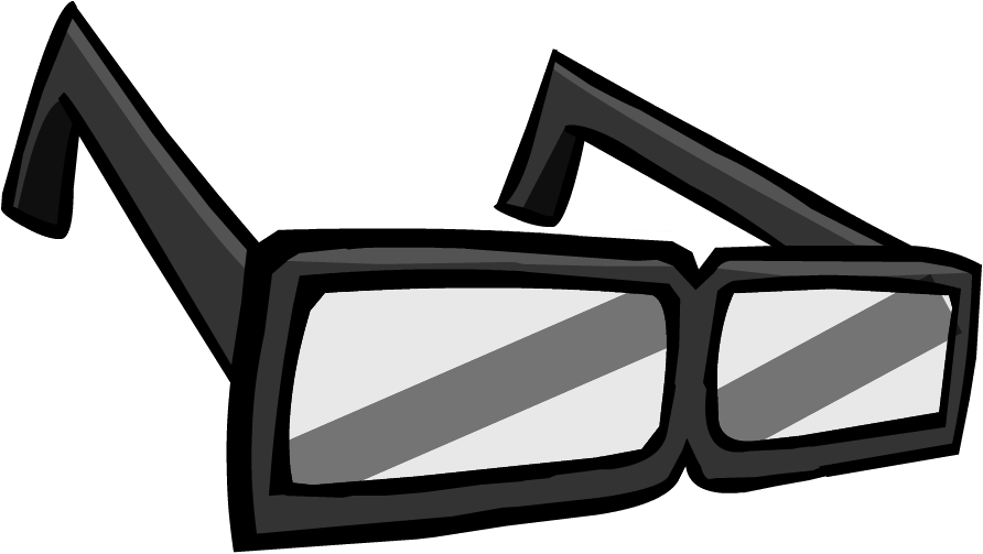 Alexsglasses - Club Penguin Glasses (892x503), Png Download