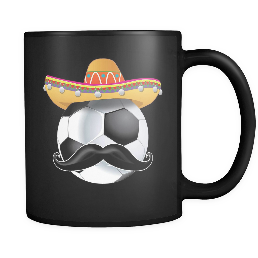 Funny Soccer Ball Mustache Mexican Sport - I M Just Here For The Savasana (1024x1024), Png Download