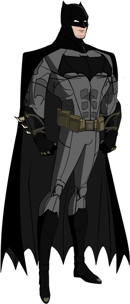 Jlu Batman Jl Movie Suit By Alexbadass - Justice League Unlimited Batcave (622x1284), Png Download