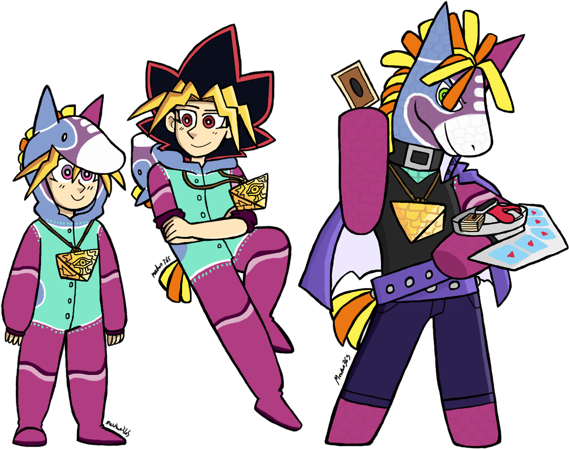 Voice Acting Switcharoo Dan Green Voices Yugi Muto/yami - Cartoon (1280x960), Png Download