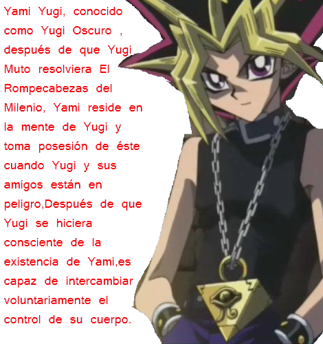 Yu Gi Oh Yami (470x500), Png Download