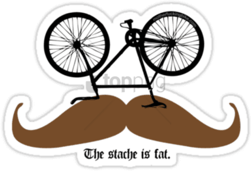 Hipster Mustache Png - Cafepress Road Bike - Gradient Rectangular Canvas Pillow (375x360), Png Download