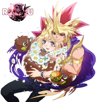 Yami & Yugi - Atem And Yugi (349x348), Png Download
