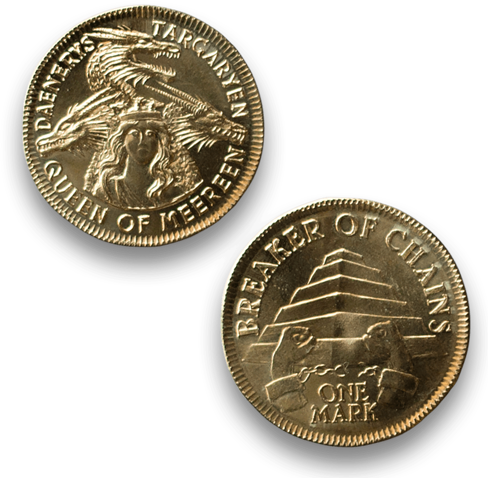 Official Game Of Thrones Coin - Game Of Thrones Coin Png (1000x1000), Png Download