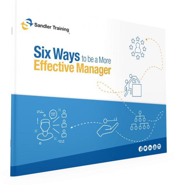 Sandler Ways To Be A More Effective Manager - Sandler Training Manual (595x677), Png Download