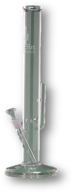 49cm Glass "cactus" Waterpipe - Rifle (309x682), Png Download