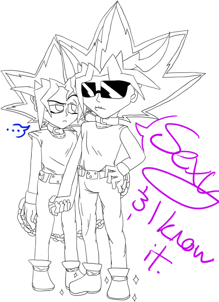 Rq Yami X Aibou By Ncond On - Drawing (752x1063), Png Download