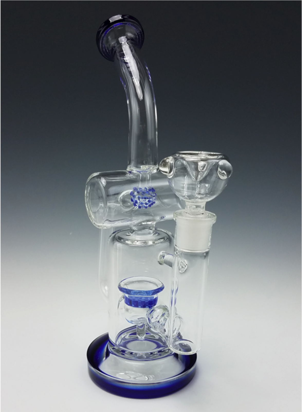 10" Honeycomb Percolator Recycler Water Pipe By Mile - Bong (1600x1600), Png Download