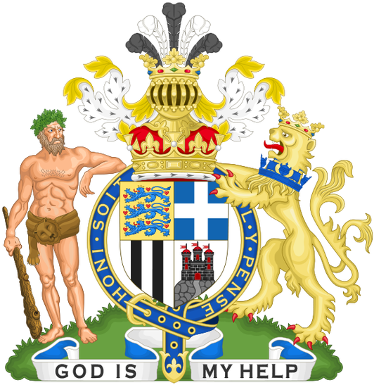 Coat Of Arms Of Hrh The Prince Philip, Duke Of Edinburgh - Duke Of Edinburgh Royal Warrant (569x550), Png Download