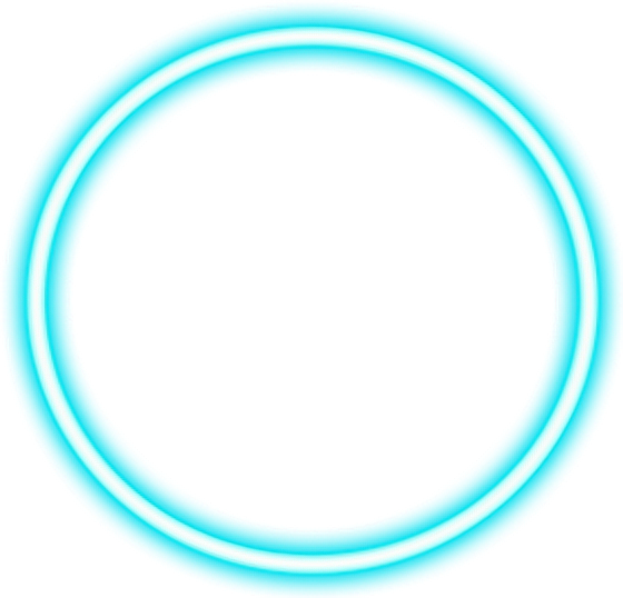 Neon Light Tumblr Circle Freetoedit Bright - Neon Sign Circle Png (560x538), Png Download