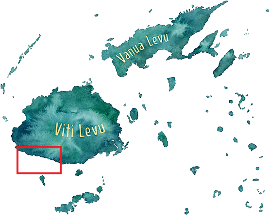 The Coast Is Also Home To Many Local Villages Where - Viti Levu And Vanua Levu (600x474), Png Download