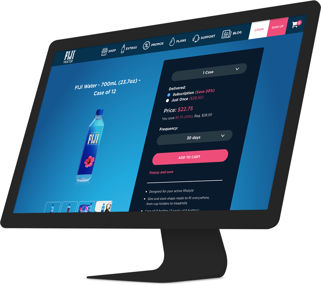 Fiji Water As A Product - Led-backlit Lcd Display (1039x921), Png Download