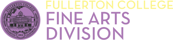 Fullerton College Fine Arts Division Logo - Fullerton College Music Department (600x200), Png Download