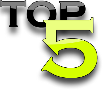Top Five Internet Marketing Blog Posts - Top Five Png (400x350), Png Download