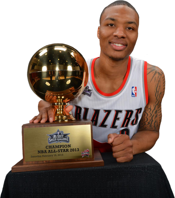 Renders Gallery Damian Lillard Renders Damian Lillard - Portland Trail Blazers (565x640), Png Download