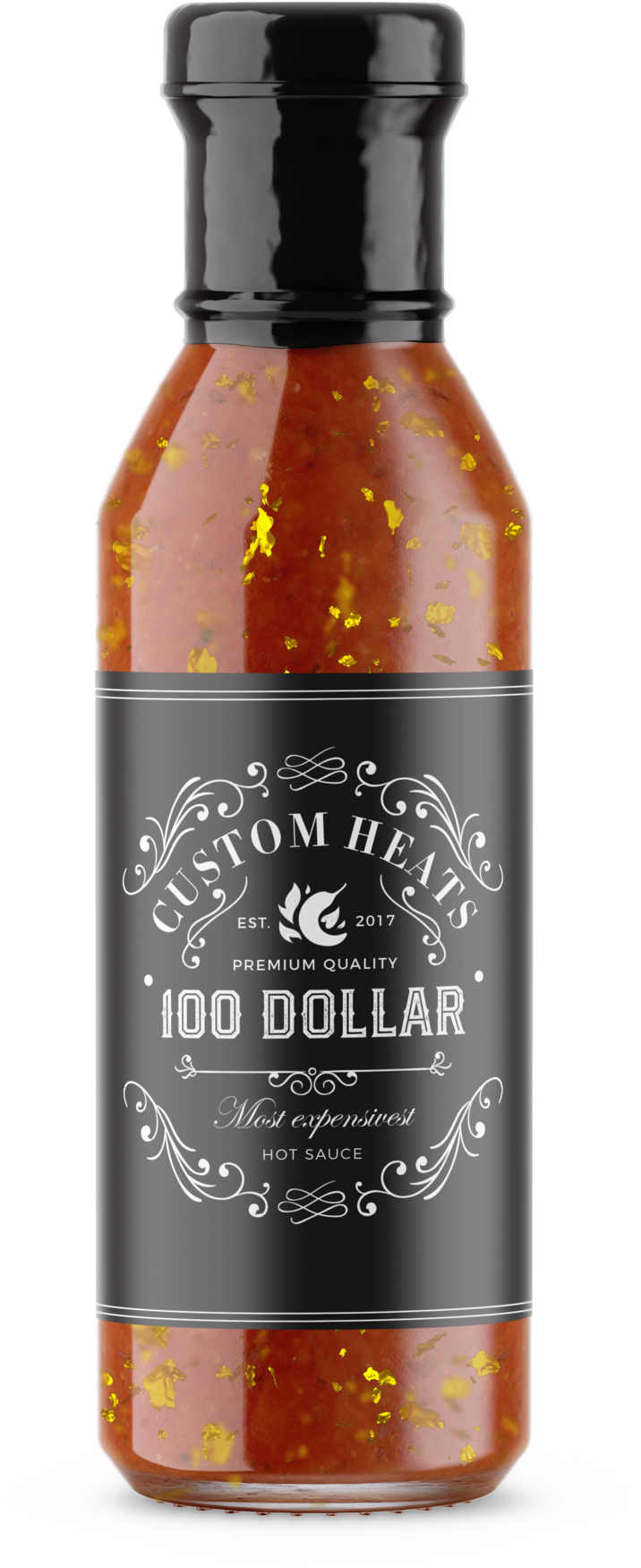 24k Edible Gold - Hot Sauce (2048x2048), Png Download