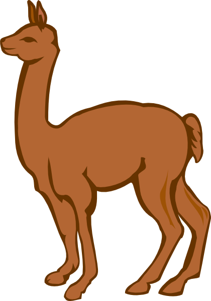 Free Llama Arts - Lama Clip Art (420x598), Png Download