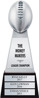 Fantasy Sports - 7" Fantasy Football Gridiron Sport Trophy (300x400), Png Download
