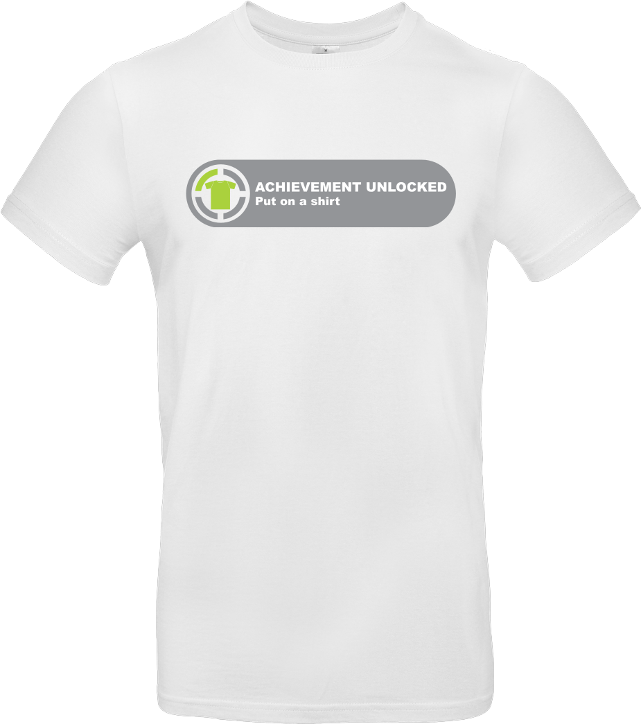 Achievement Unlocked T-shirt B&c Exact (1044x1044), Png Download