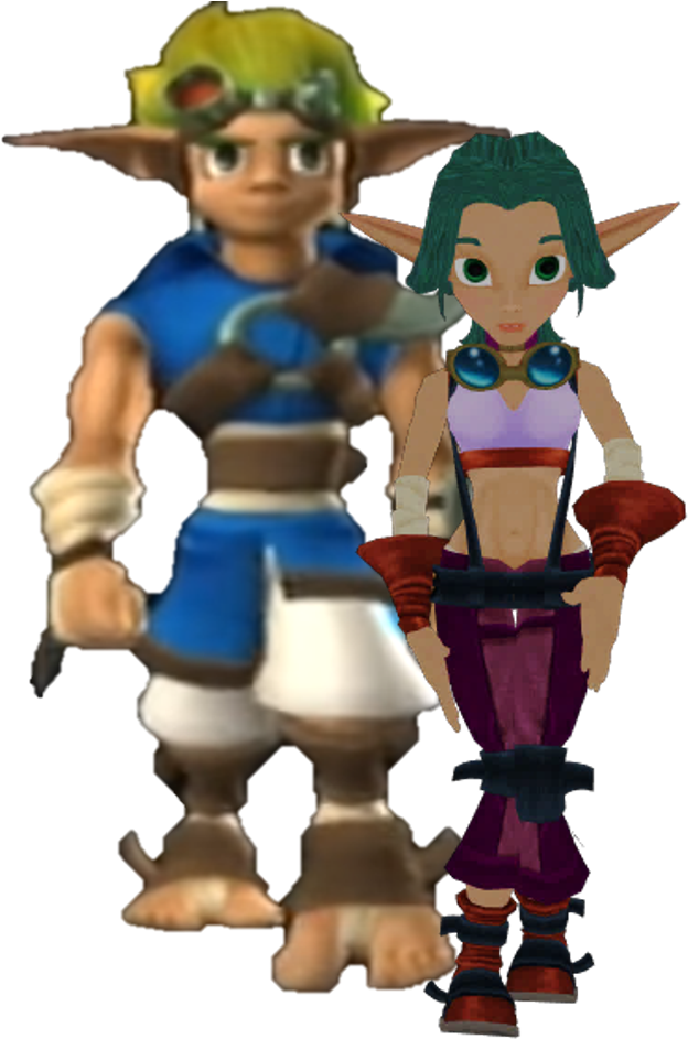 Jak And Daxter Images Jak X Keira Hagai Together Hd - Jak And Daxter (778x1076), Png Download