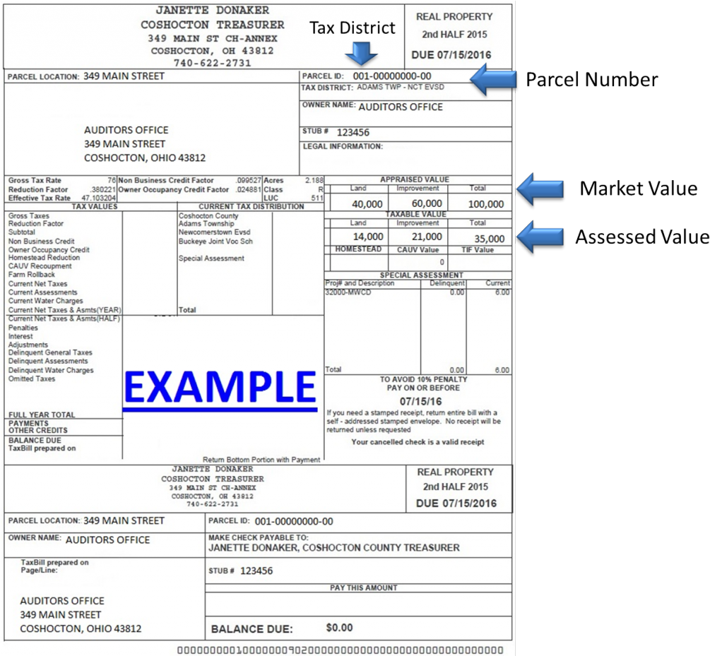 Example Bill - Including All Taxes Bill (1024x928), Png Download