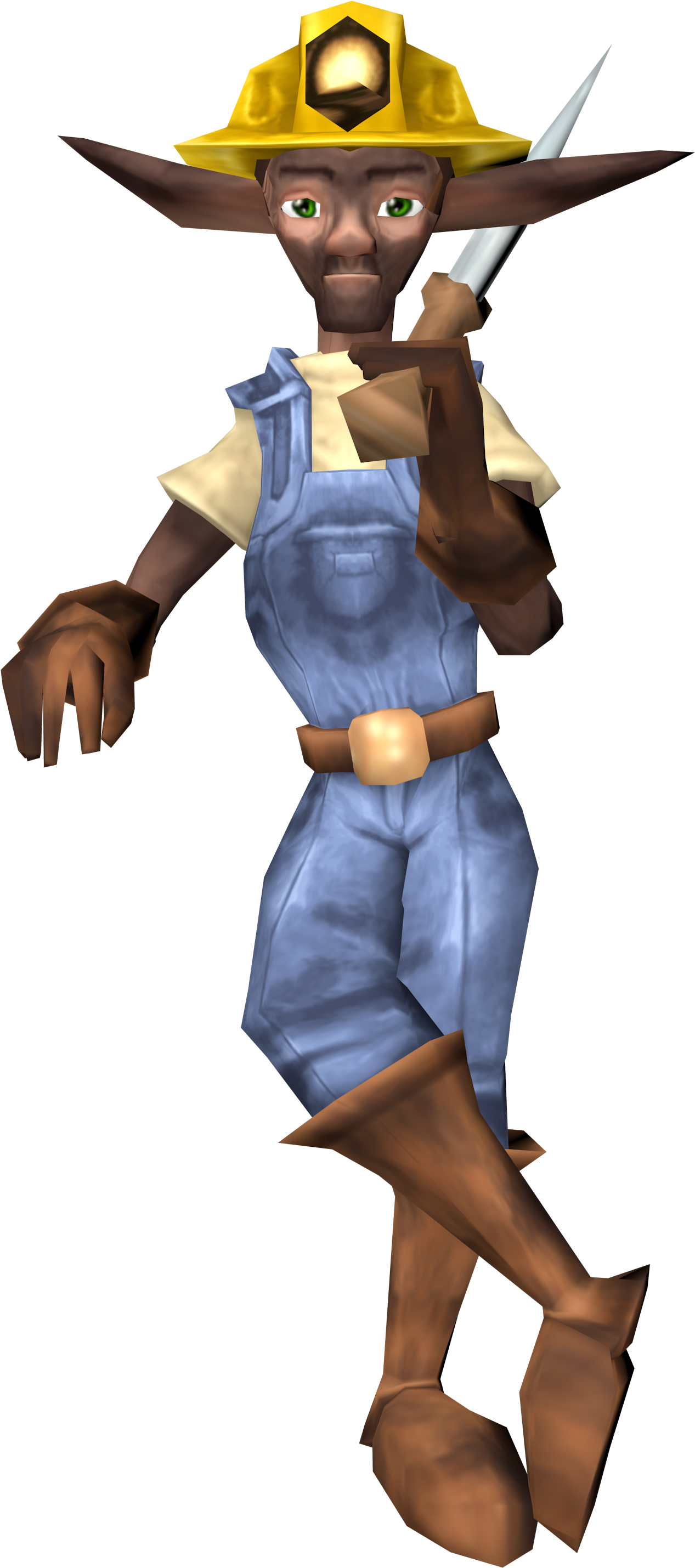 Banner Royalty Free Library Miner Jak And Daxter Wiki - Cartoon (1920x3012), Png Download