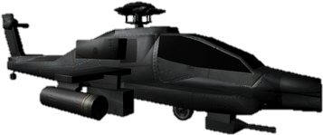 Apache Black - Helicopter Rotor (640x250), Png Download