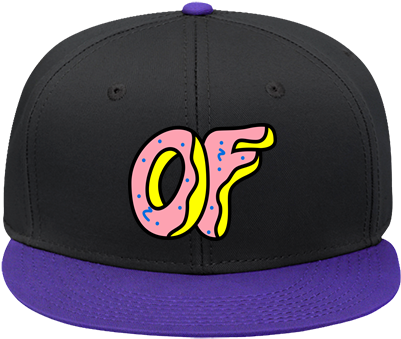 Snap Back Flat Bill Hat - Odd Future Doughnut Sweatshirt - Ofwgkta Tyler The (450x450), Png Download