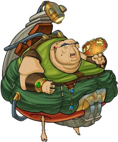 415px-krew - Jak And Daxter Fat Guy (415x480), Png Download