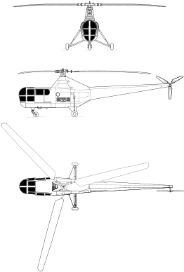 Westland Dragonfly Hr3 - Sikorsky H-5 (350x416), Png Download