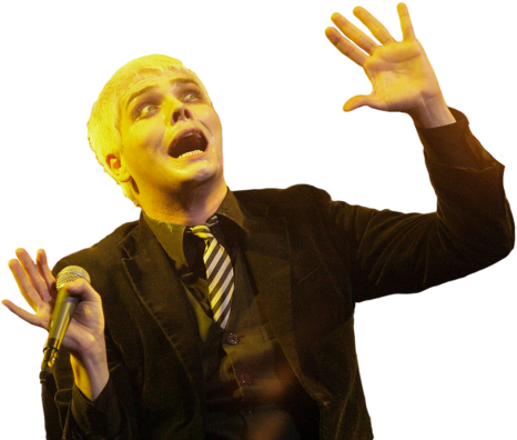 Gerard Way Owns My Soul - Gerard Way Face Png (466x396), Png Download