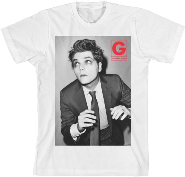 Gerard Way T Shirt (600x600), Png Download