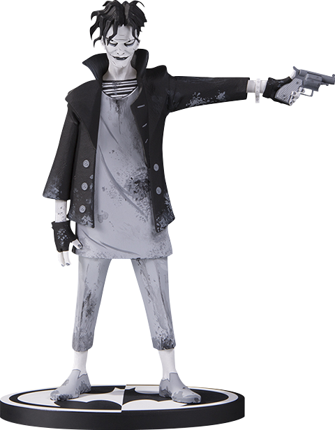 The Joker Statue - Gerard Way Batman Black White (480x616), Png Download