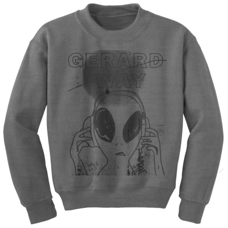 The Gray Sweatshirt - Gerard Way Sweatshirt (454x454), Png Download