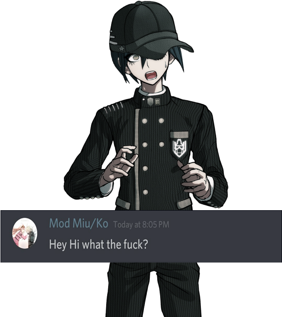I Can't Believe I Made A Waluigi Sprite For This - Saihara Sprites Saihara Shuichi (629x654), Png Download