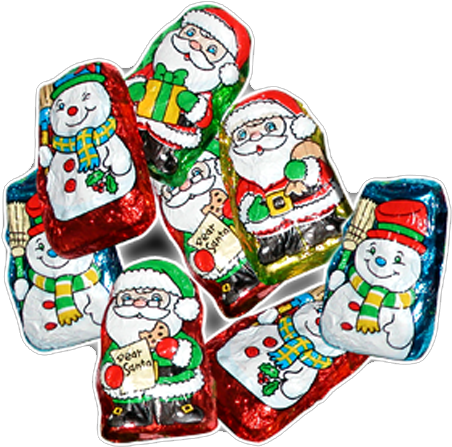 Palmer Chocolate Flavored Santa's Helpers - Palmer Chocolate Santas And Helpers (500x500), Png Download